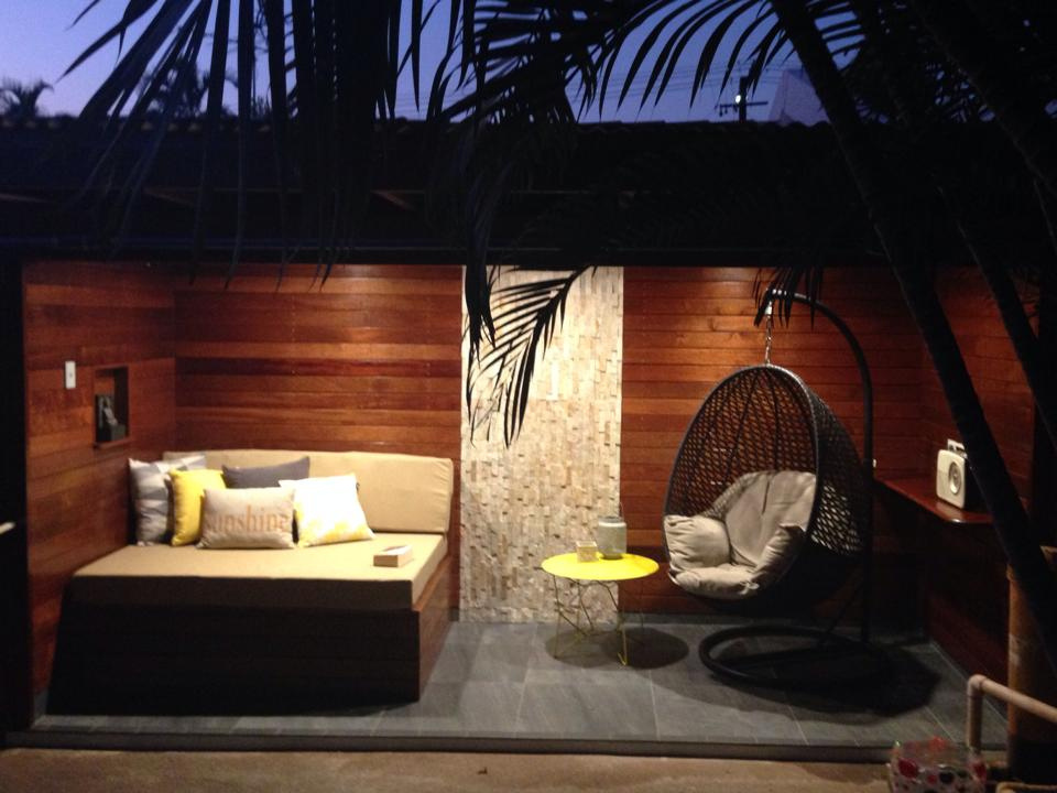 Relax, recharge, outdoor space, poolside nook